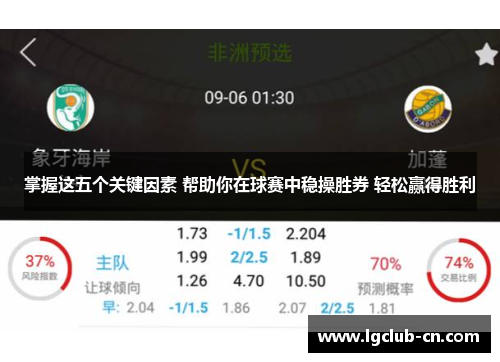 掌握这五个关键因素 帮助你在球赛中稳操胜券 轻松赢得胜利 掌握这五个关键因素 帮助你在球赛中稳操胜券 轻松赢得胜利