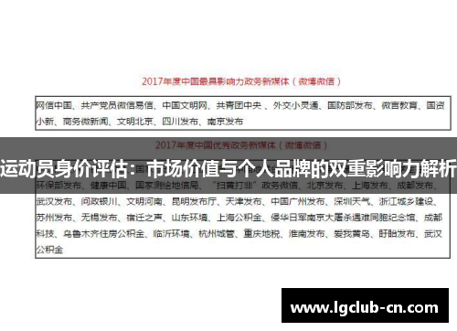 运动员身价评估:市场价值与个人品牌的双重影响力解析 运动员身价评估:市场价值与个人品牌的双重影响力解析